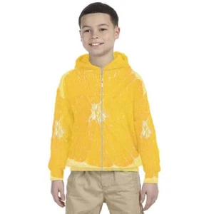 Kids Hoodie Orange Fruit Design Hoodie Unisex For Children - Picture 1 of 4