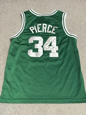 Camiseta Paul Pierce Boston Celtics Baloncesto Nike Niños Grande Cosida Foto 1 de 4