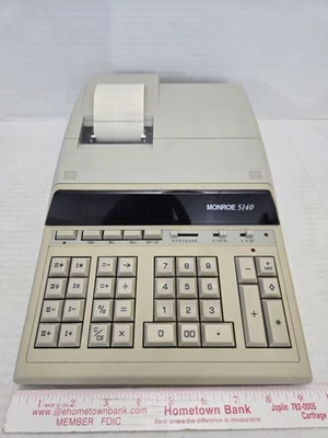 Vintage Monroe Model 5140 Calculator Monroe Systems For Business FREE SHIPPING - Image 1 of 4