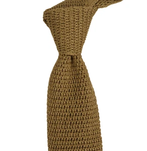 250 $ Neu mit Etikett Tom Ford braune einfarbige Strick-Seidenkrawatte Italien 2,9 W 55 L - Bild 1 von 4