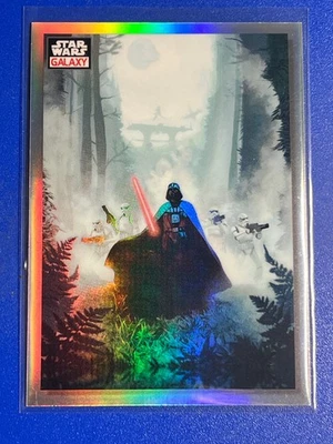 Topps Star Wars Galaxy Chrome 23 Refractor Vengeful Pursuit Darth Vader #97 - Image 1 of 3