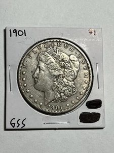 1901-P Morgan Silver Dollar $1 Nice XF+ Better Date Nice Strike - Picture 1 of 4