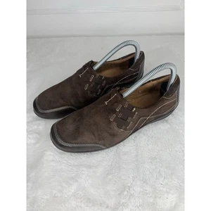 Naturalizer Womens Suede Slip-On Loafers Size 7.5 Brown - Picture 1 of 8