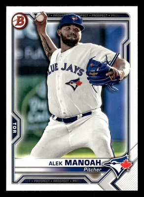 Alek Manoah 2021 Bowman #BP-27 Prospects Toronto Blue Jays - Image 1 of 2