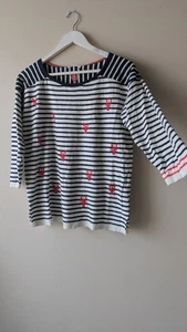 White Stuff Summer Knitted Lobster Jumper | Size UK 12 - Picture 1 of 7