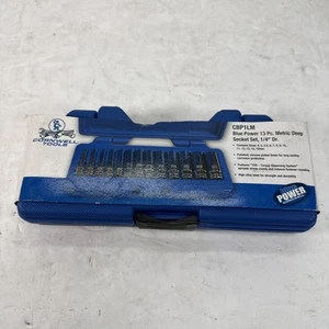 Juego de enchufes profundos Cornwell Blue Power Tools CBP1LM 1/4" métrico 4 mm-15 mm ((LEER)) - Imagen 1 de 8