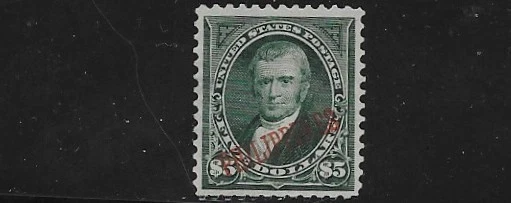 Philippines Scott 225, 1901,  $5.00, Marshall, Mint, NG, LH, F/VF - Image 1 of 1