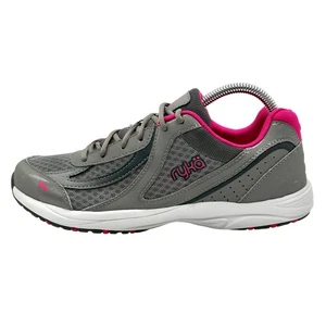 Ryka Dash 3 Damen-Laufschuhe 9M grau pink Mesh sportliche Turnschuhe - Bild 1 von 11