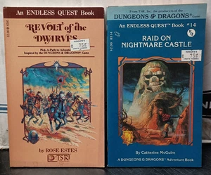 Libros 1983 Revolt of Dwarves Nightmare Castle Endless Quest Dungeons & Dragons - Imagen 1 de 6