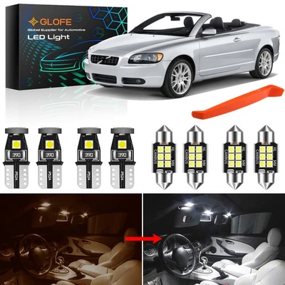 LED Interior Light Kit for Volvo C70 2006-2013 White Dome Lights Bulbs Upgrade Foto 1 de 4