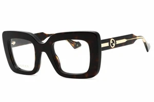 GUCCI GG1554O 002 Anteojos Marco Habana 49mm - Imagen 1 de 4