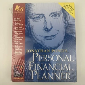 Sealed Jonathan Pond's Personal Financial Planner for Windows 3.5" Disk 1994 VTG - Picture 1 of 7