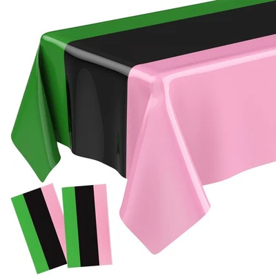 Oudain 2 шт. ведьма принцесса тема вечеринки розовый и зеленый и черный вечеринки скатерть... - Изображение 1 из 4