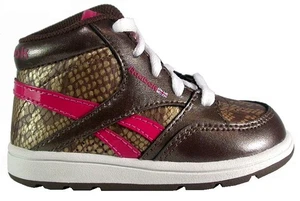 REEBOK Versa Courtee MID Kinder Mädchen Schuhe Grösse 20 Kinderschuhe Braun Pink - Bild 1 von 2