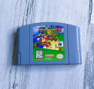 Super Mario 64 - Nintendo 64 N64 -1st Rev RARE- Authentic Stamp Error NUS-0A1-01 - Image 1 of 4