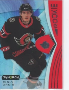 Ridly Greig 2023-24 Upper Deck Synergy #94 Red Codes Ottawa Senators Hockey - Imagen 1 de 2