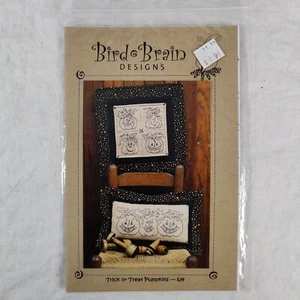 Trick or Treat Pumpkins Fall Thanksgiving Harvest Themed Quilt Pattern 14" x 14" - Picture 1 of 24