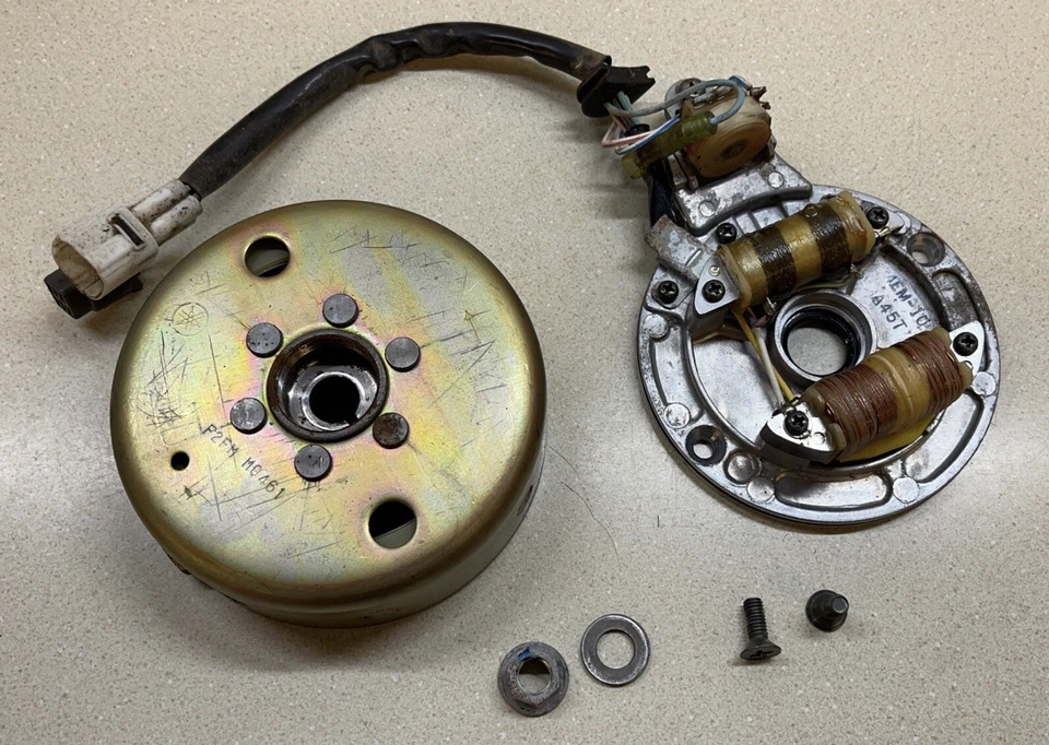 1995 Yamaha Badger 80 Flywheel + Stator - Image 1 of 3