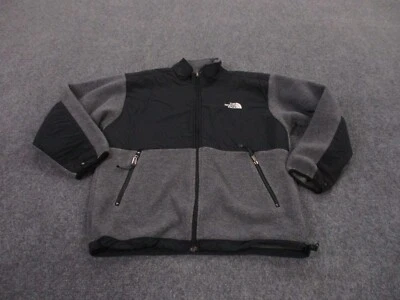 Chaqueta The North Face Niños XL Gris Polar Aire Libre Senderismo Logo Denali Abrigo Juvenil Foto 1 de 4