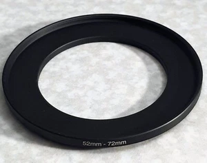 Step-Up Metal Stepping Ring 52-72mm 52mm Lens to 72mm Adapter 52 mm- 72 mm 52-72 - Picture 1 of 6