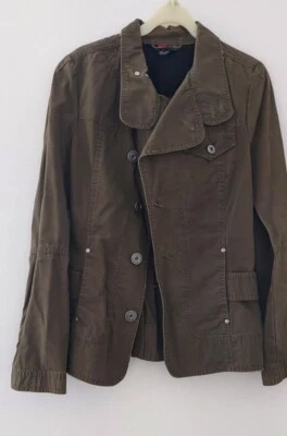 DIESEL Denim Jacket Women's, SMALL, GREEN, 100% Cotton, GREAT CONDITION  - Image 1 of 4