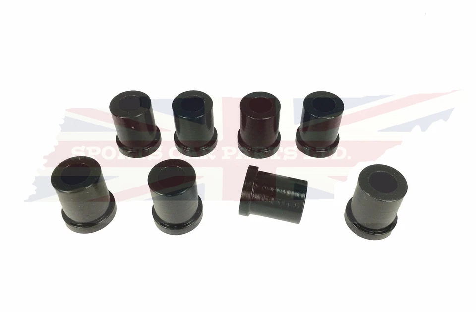 Heavy Duty Poly Rear Leaf Spring Shackle Bushing Set Triumph TR3 TR3A TR3B TR4  - Image 1 of 1