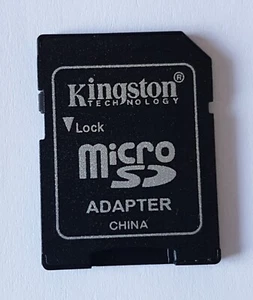 Memory Card Adapter ~ SD to MicroSD / MicroSDHC / MicroSDXC ~ Kingston - Picture 1 of 8