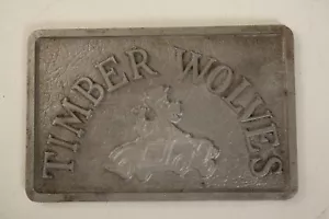 Timber Wolves Car Club Plaque (O2R) Ford Model A Rat Rod (JSF6) Aluminum 1932 - Picture 1 of 6