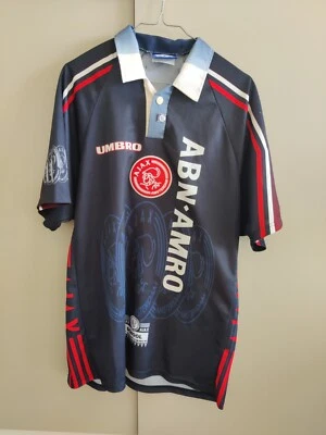 Ajax 1997/98 Away Shirt Jersey Vintage Umbro Rare Maillot Trikot Tg L - Bild 1 von 4