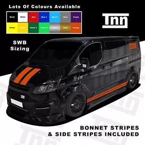 Pegatinas para Ford Transit Capó Personalizado Rayas Laterales Calcomanías Gráficos SWB Van Kit - Imagen 1 de 14