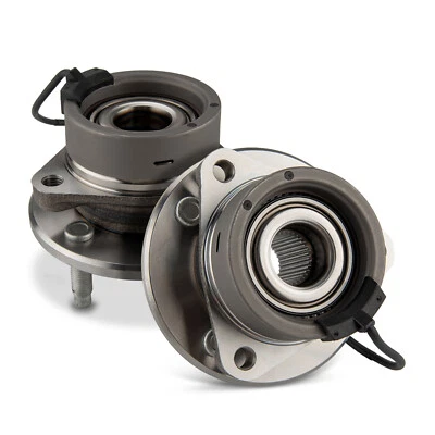 Par de cubo de rolamento de roda dianteira para Chevy Cobalt Saturn Ion Pontiac Pursuit G5 ABS - Imagem 1 de 4