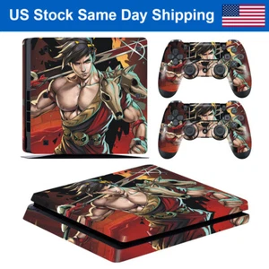 PS4 Slim Skin Decals Sticker Cover For Playstation 4 Slim Console & 2 Controller - Picture 1 of 10