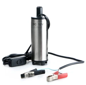 12V Submersible Pump 51mm Diameter Water Oil Diesel Fuel Transfer Refueling 2025 - Foto 1 di 9