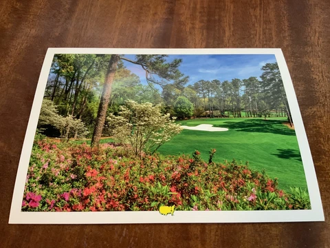 6TH HOLE MASTERS GOLF TOURNAMENT AUGUSTA NATIONAL UNUSED POSTCARD Cover