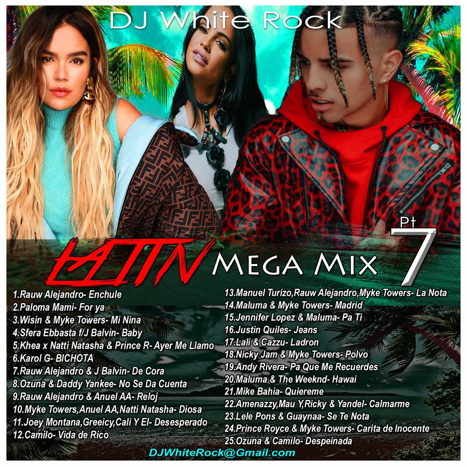 DJ White Rock Latin Mega Mix Pt.7  - Изображение 1 из 1