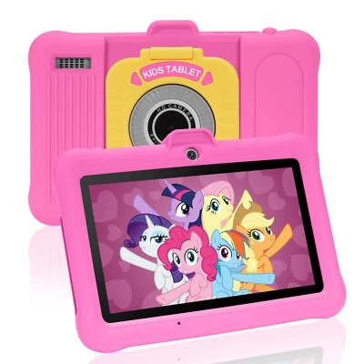 Tablette Enfants 7 Pouces Android RAM 8 3+5 Go ROM 64 Go TF 128 Go GMS Certif... - Photo 1/4