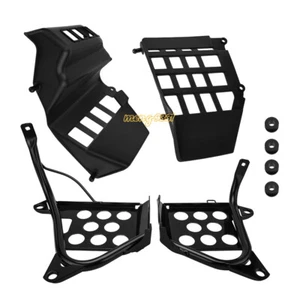 For Yamaha Left Right Heel Guards Foot Rest & Nerf Bars Banshee YFZ350 1990-2006 - Picture 1 of 15
