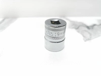 MAC TOOLS XG619MM 19MM 6 POINT 3/8" DRIVE SHALLOW SOCKET REF2577 - Image 1 of 4
