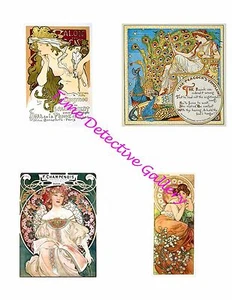 Art Deco #5 - Image Collage for Scrapbooking / Crafts / ATCs / ACEOs - Picture 1 of 1