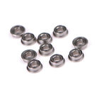 10Pcs Mf63zz Mini Metal Double Shielded Flanged Ball Bearings (3Mmx6mmx2.5Mm)