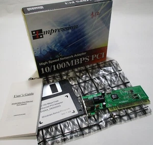 New Impression 10/100Mbps High Speed Internal PCI Ethernet Network Card DM9102AK - Picture 1 of 3
