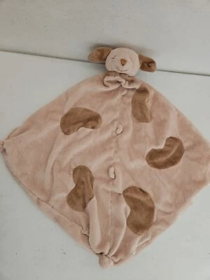 Angel Dear Puppy Dog Baby Manta de Seguridad Marrón Tostado Manchas Foto 1 de 4