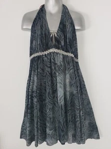 Curtain Call Kind groß Empire fließendes Kleid lyrisch modern Kostüm neu ohne Etikett - Bild 1 von 12