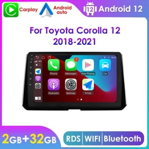 Android 12.0 Carplay Car Stereo Radio GPS Navi For Toyota Corolla 12 2018-2021 - Foto 1 di 15