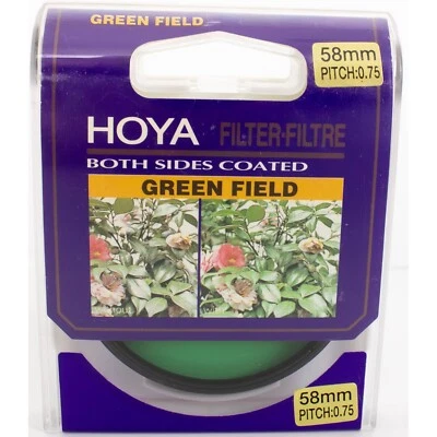 NOS SEALED Hoya 58mm Green Field Color Lens Filter Japan-Made DSLR Canon Nikon - Image 1 of 4