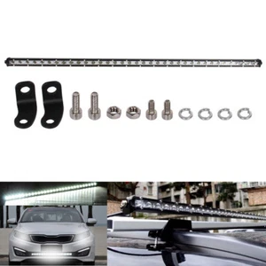 Barra de luz de trabajo LED DELGADA 44 pulgadas 126 W SPOT FLOOD todoterreno barco SUV camión 45" - Imagen 1 de 10