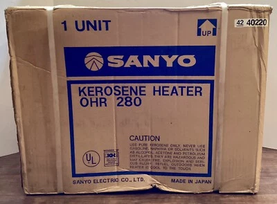 Aquecedor de querosene vintage Sanyo OHR 280 9500 BTU - Imagem 1 de 4