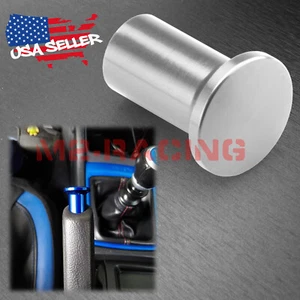 Silver E-Brake Hand Brake By-Pass Locking Button Knob For Subaru BRZ Toyota FRS - Picture 1 of 10
