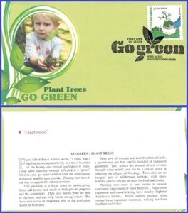 USA5 #4524k U/A FLEETWOOD FDC Go Green - Plant trees - Picture 1 of 1