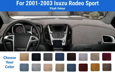 Dashboard Dash Mat Cover for 2001-2003 Isuzu Rodeo Sport (Plush Velour) - Image 1 of 4